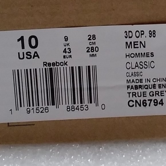 REEBOK 3D OP CLASSIC 98 MEN SHOES SIZE-10 - Picture 12 of 12